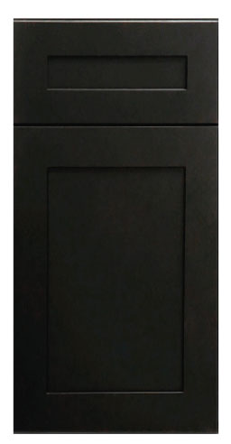 Shaker Charcoal Black Natural Interior Cabinet Door Style