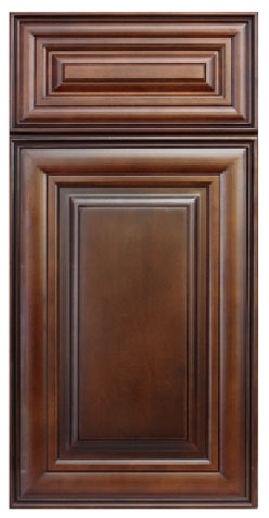 Classic Chocolate Painted Interior Cabinet Door Style
