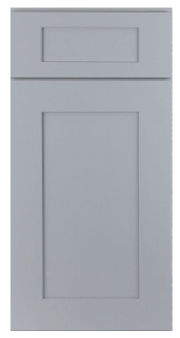 Shaker Gray Painted Interior Cabinet Door Style