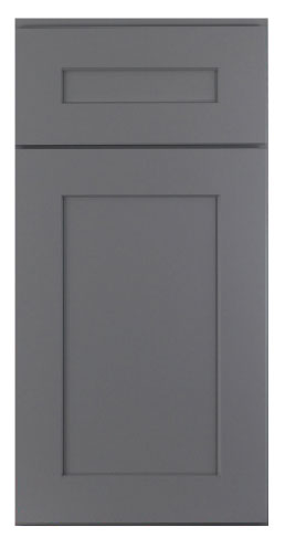 Shaker Pebble Gray Natural Interior Cabinet Door Style