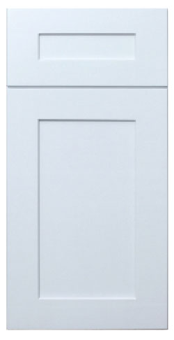 Shaker White Natural Interior Cabinet Door Style